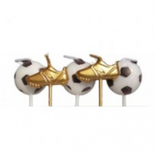 CANDLE SOCCER THEME 5PC CANDLE SOCCER THEME 5PC
